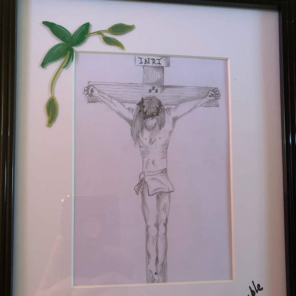 Hand drawn crucifix - Picture 1 of 1